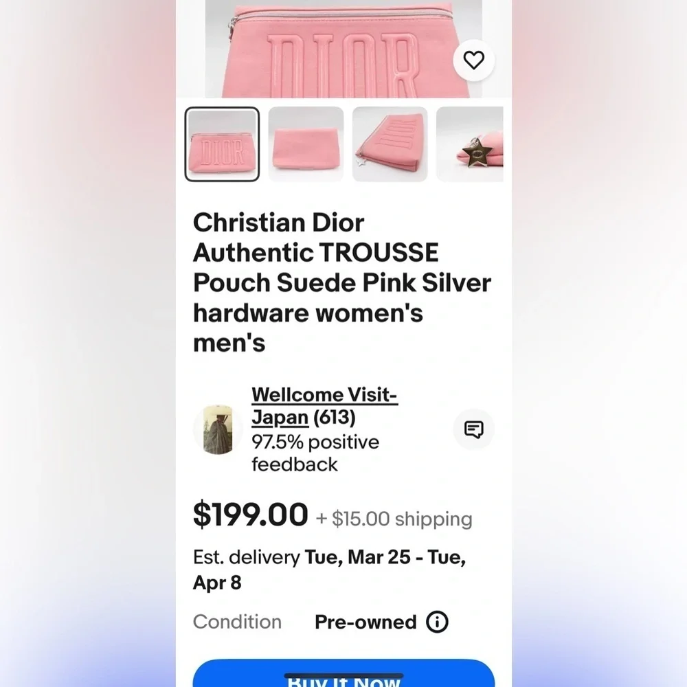 Dior Trousse Pouch Clutch Bag